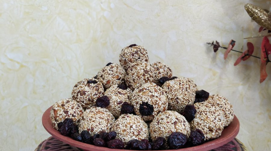 Popped Rajgira Ramdana laddus